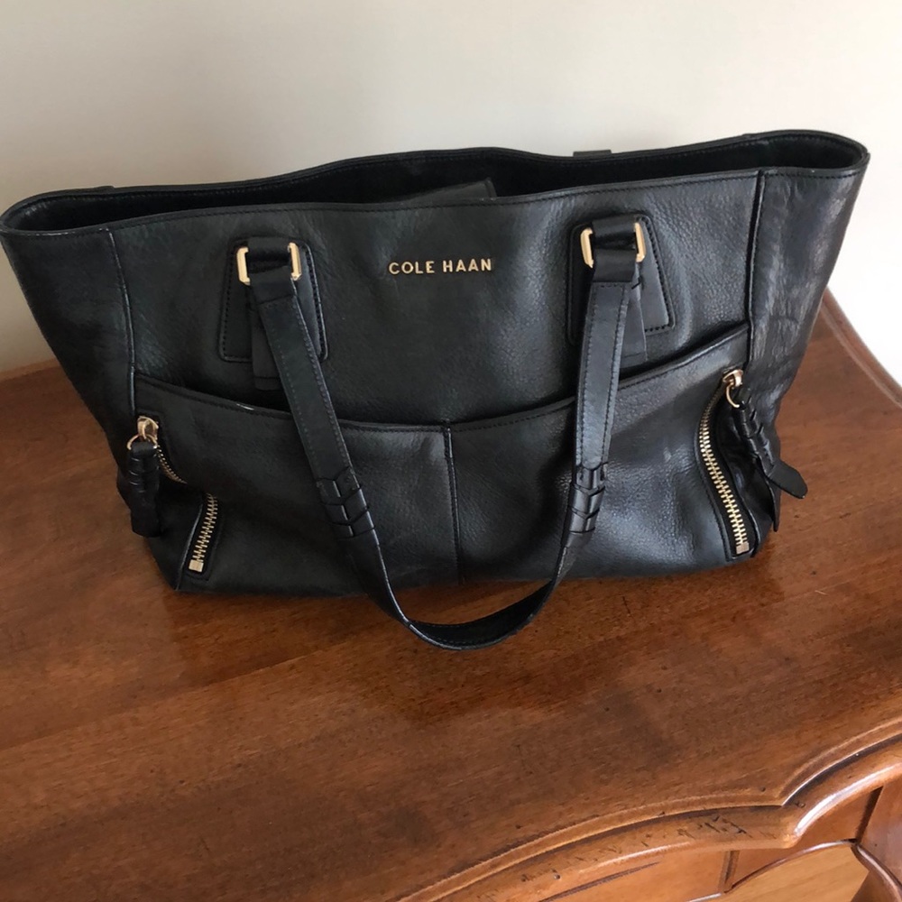 Black handbag